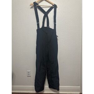 Boulder Gear Men Black Ski Snowboard Bib Pants Suspenders Insulated size M